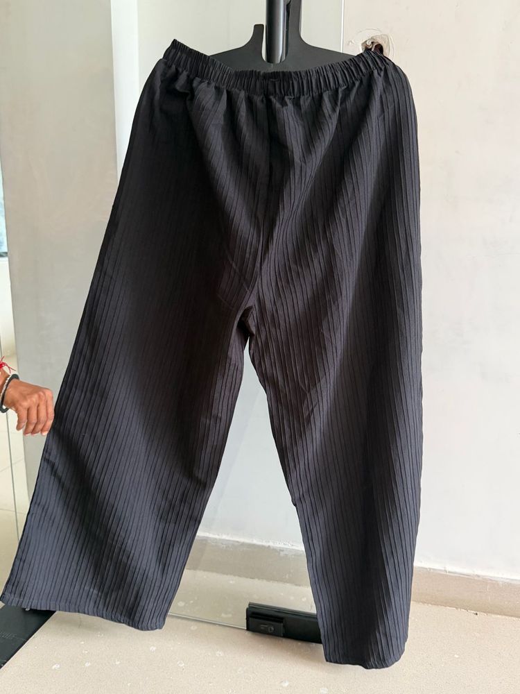 Flowy Black Palazzo Pants