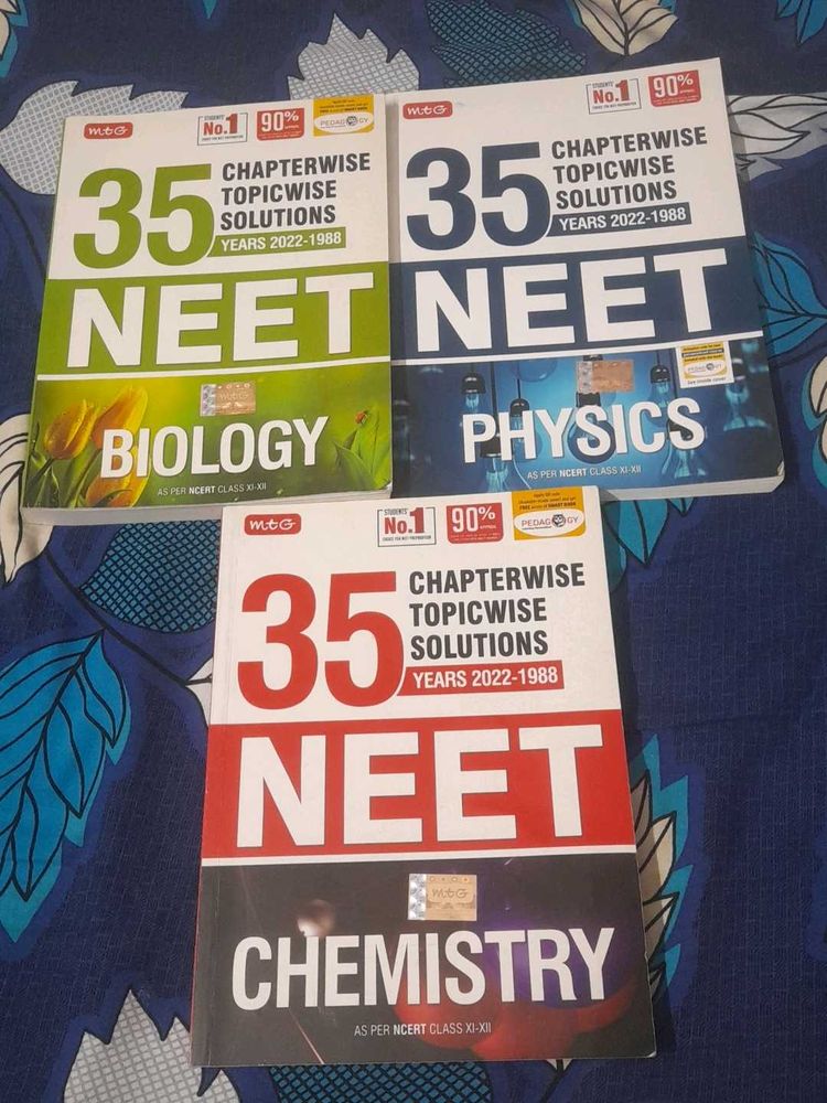 NEET 35 Year Chapterwise Solutions Books