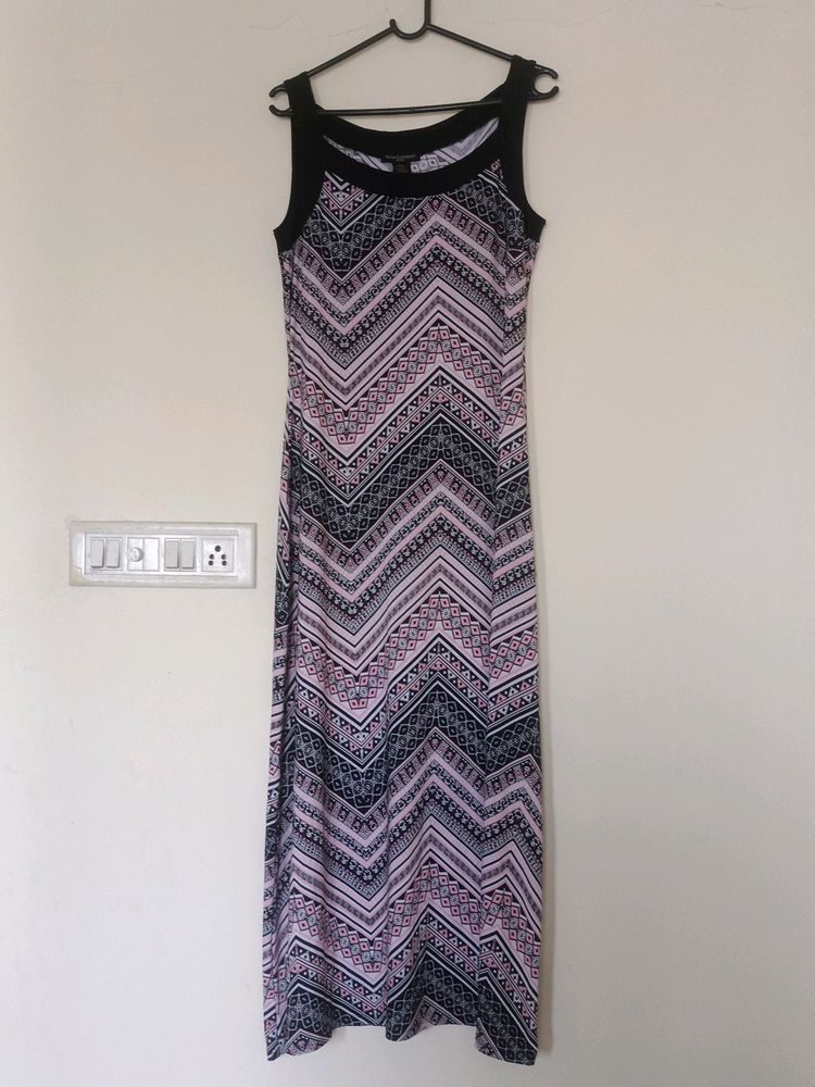 Chevron Maxi Dress