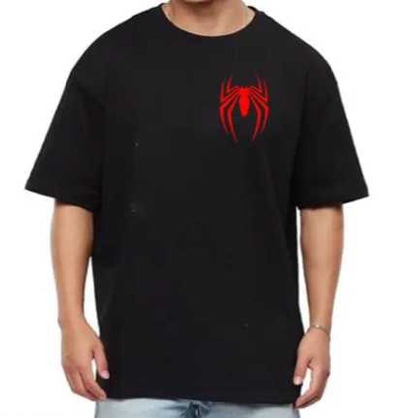 Men's Black Spider-Man Graphic T-Shirt