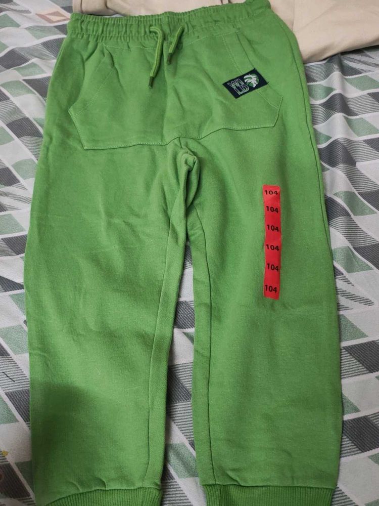 Kids Green Sweatpants