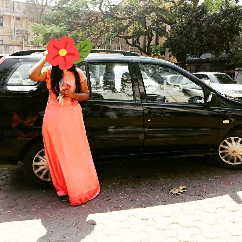 Peach Maxi Dress - Elegant &amp; Flowy