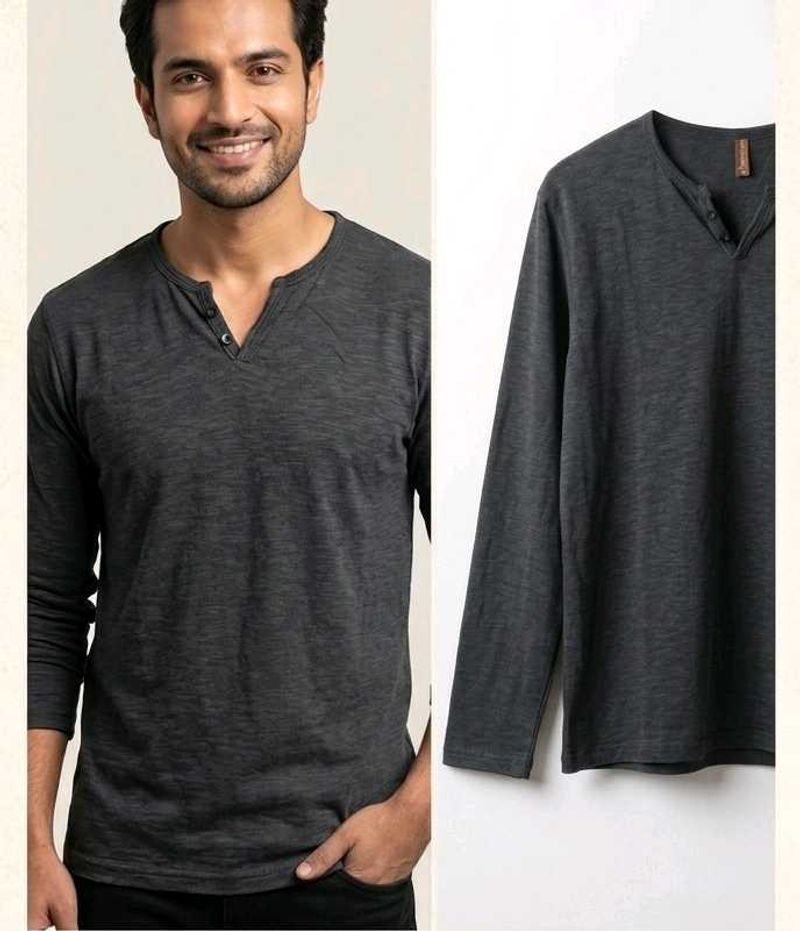 Basic Dark Long Sleeve Top