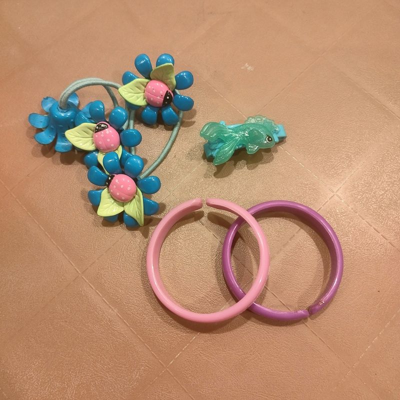 Combo of cute accessories for Girls 👧
