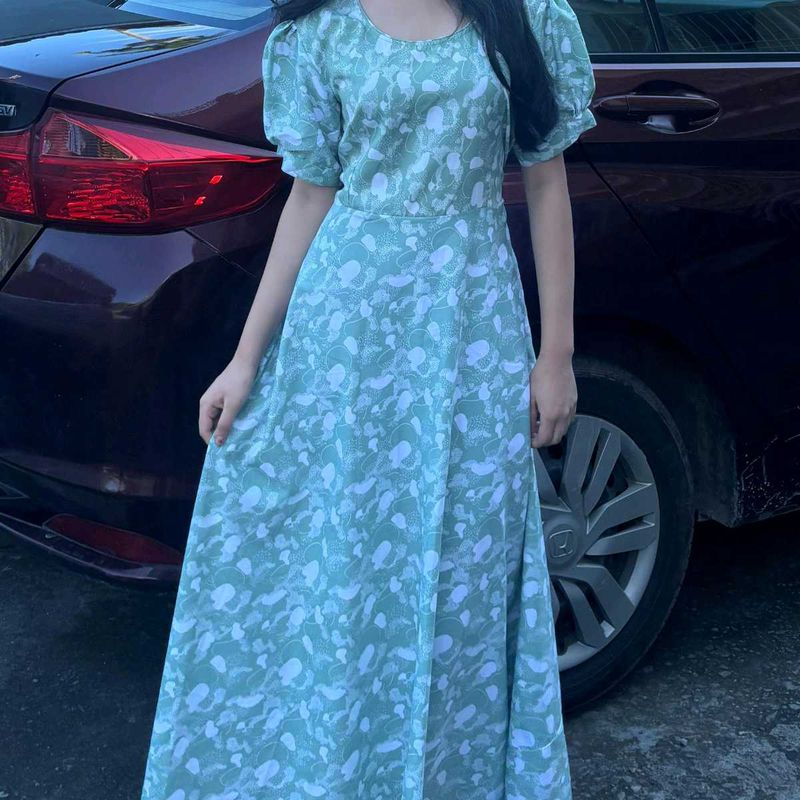 Floral Print Maxi Dress