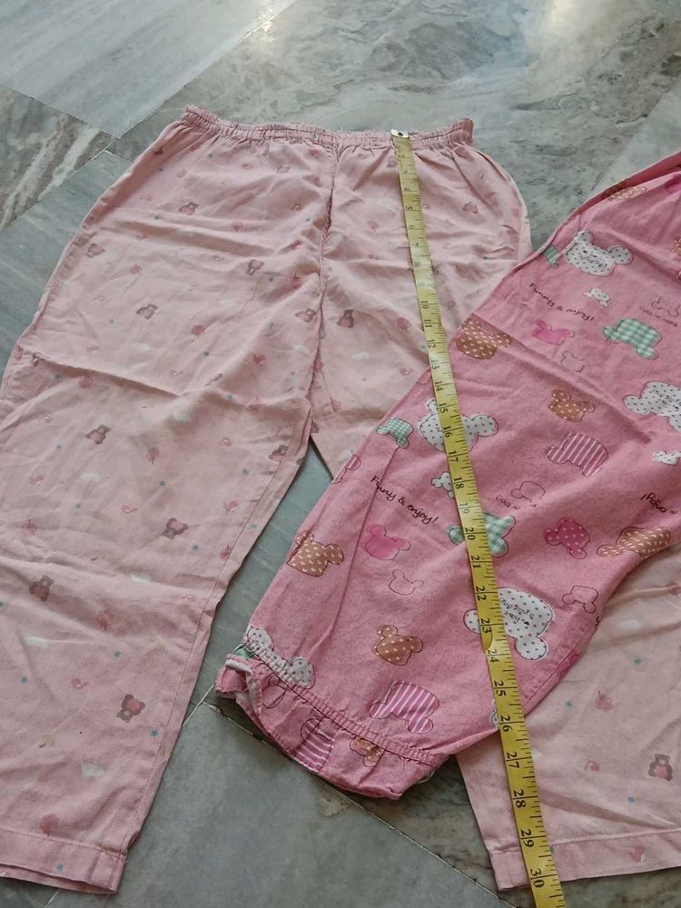 Cute Pink Pajama Pants Set