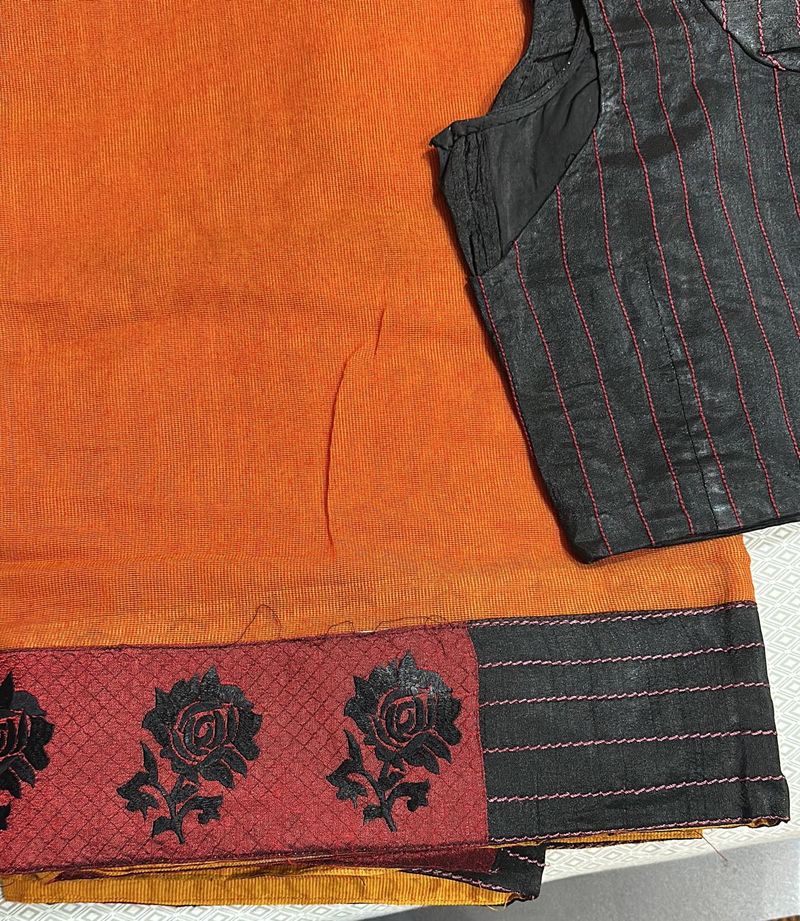 cotton doriya saree