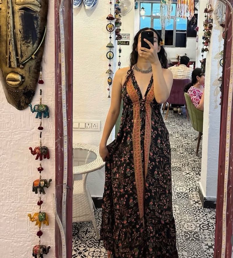 black ethnic dress