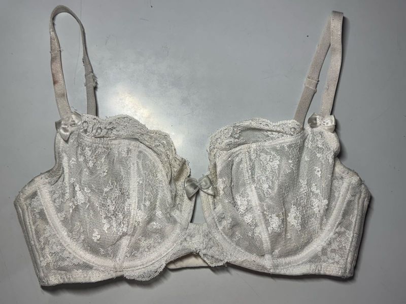Delicate White Lace Bra
