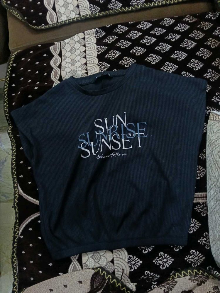 Ribbed Graphic T-Shirt pair of 2 tshirt