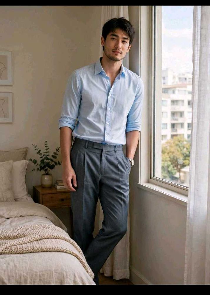 Classic  Gray Trousers