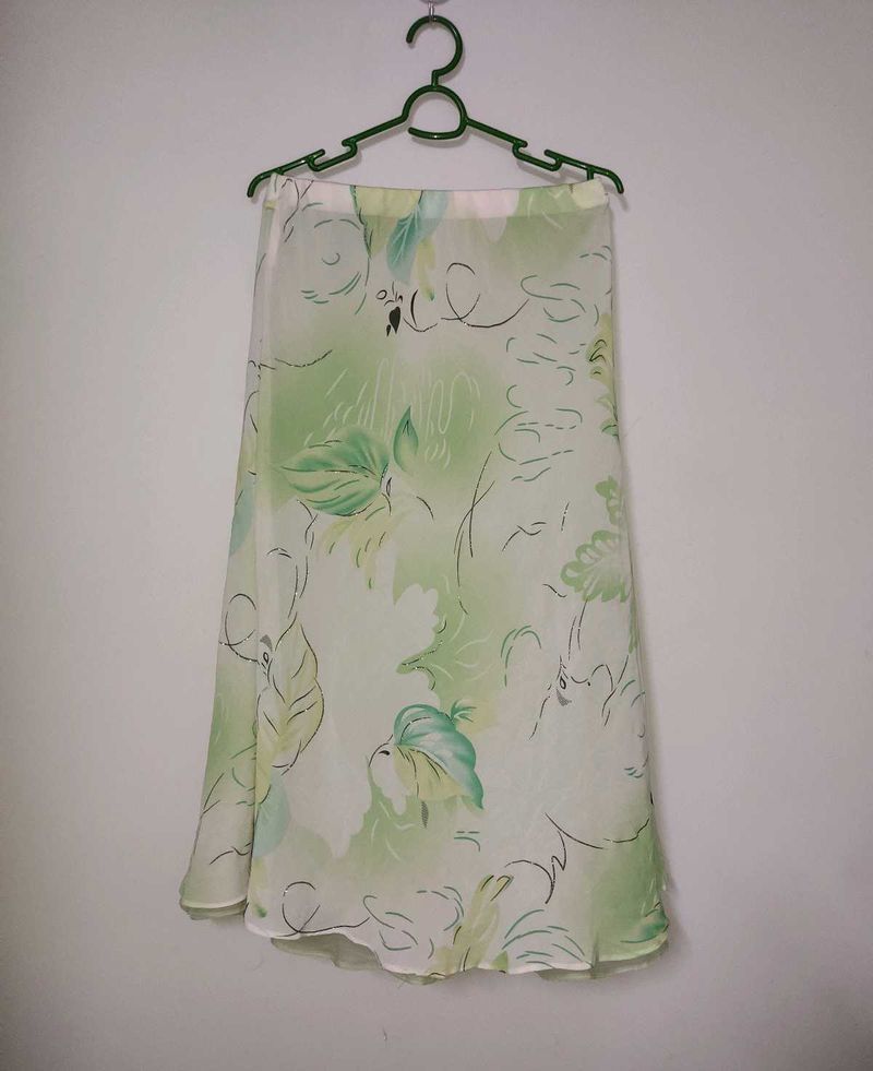 Lightweight Floral Maxi Skirt