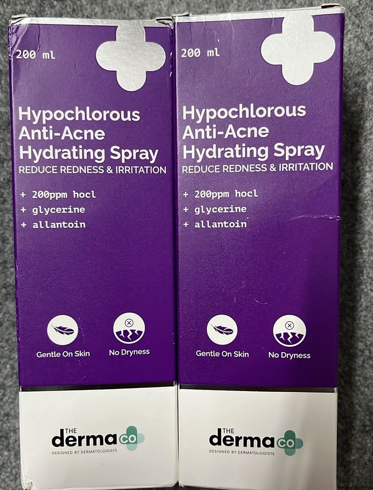 The Derma Co Anti Acne Hydrating Spray Pack 2