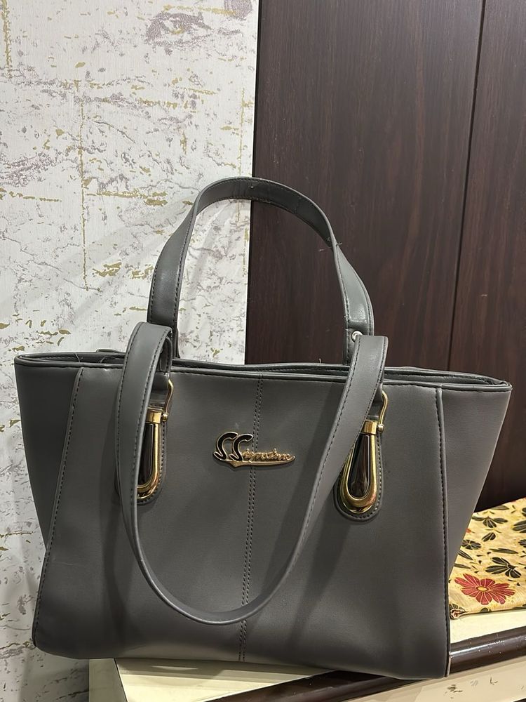 Elegant Gray Tote Bag