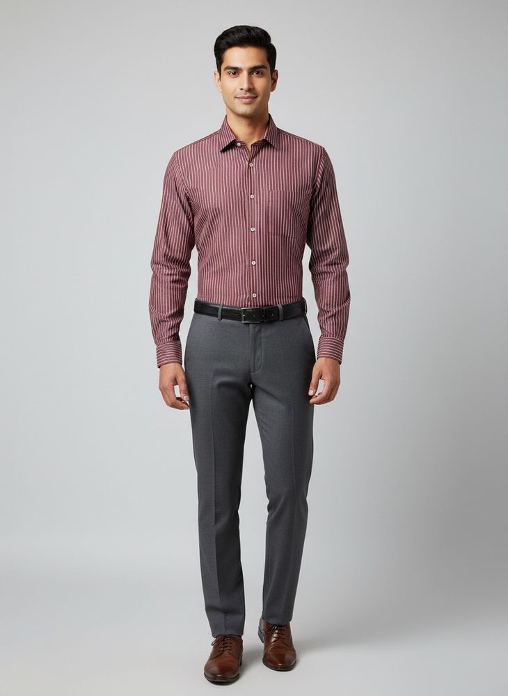 Zaire Striped Formal Shirt