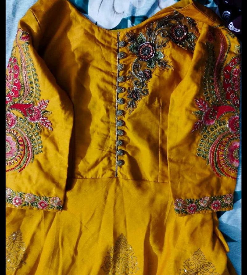 Embellished Yellow gown
