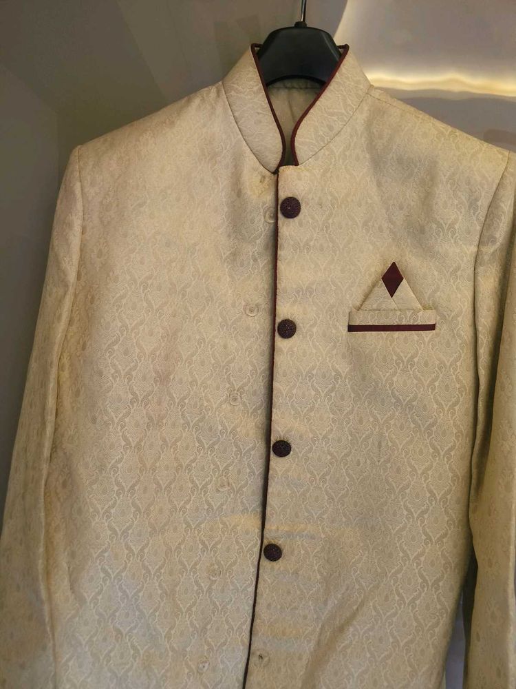 Elegant Cream Sherwani