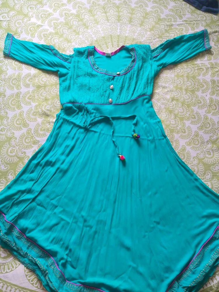 Elegant Teal Kurta Set