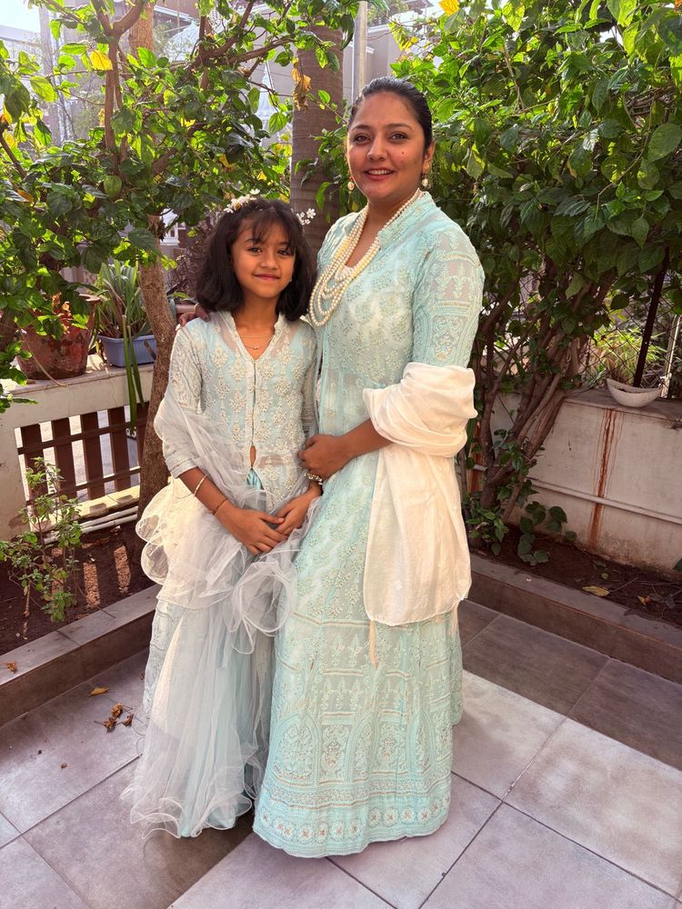 Matching Ethnic Outfit Set