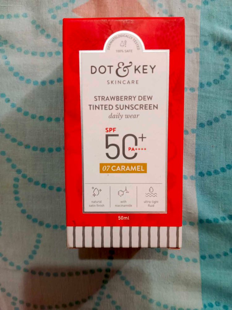 Dot and key tinted sunscreen