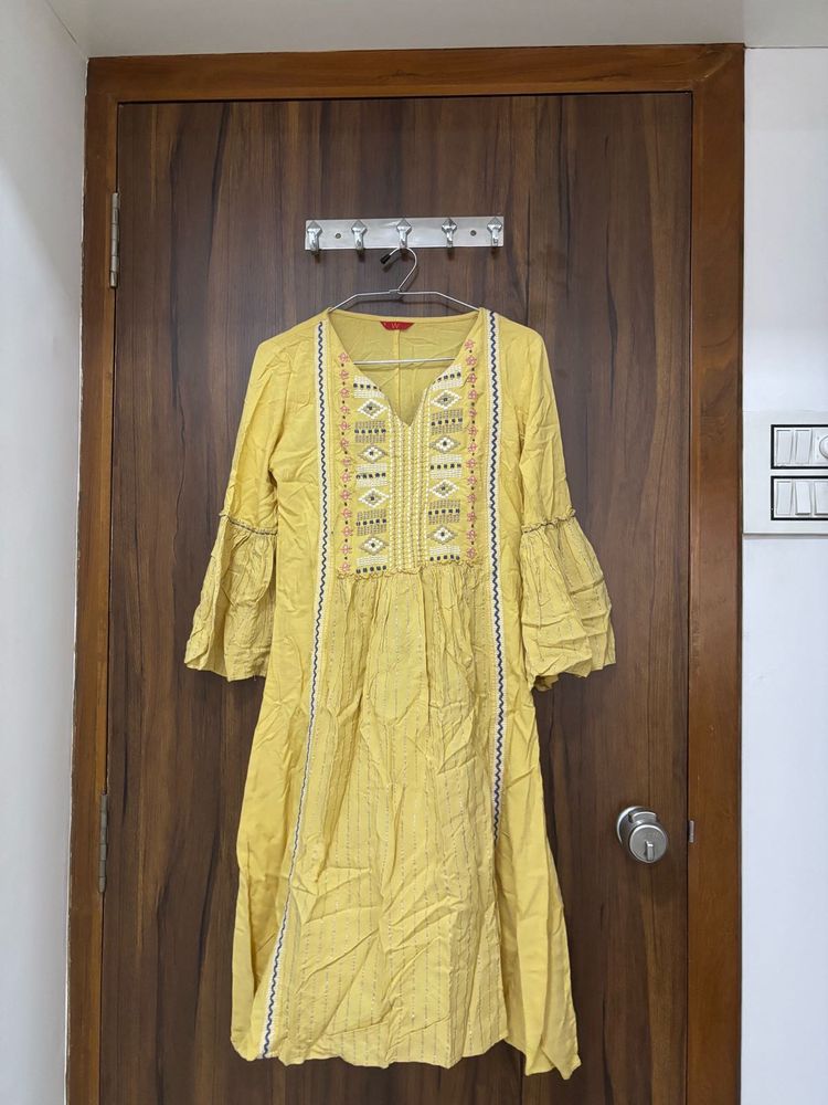 Elegant Yellow Kurta