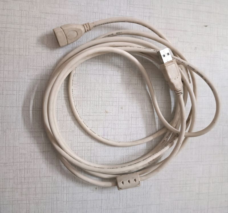 Usb Male And Female Cable