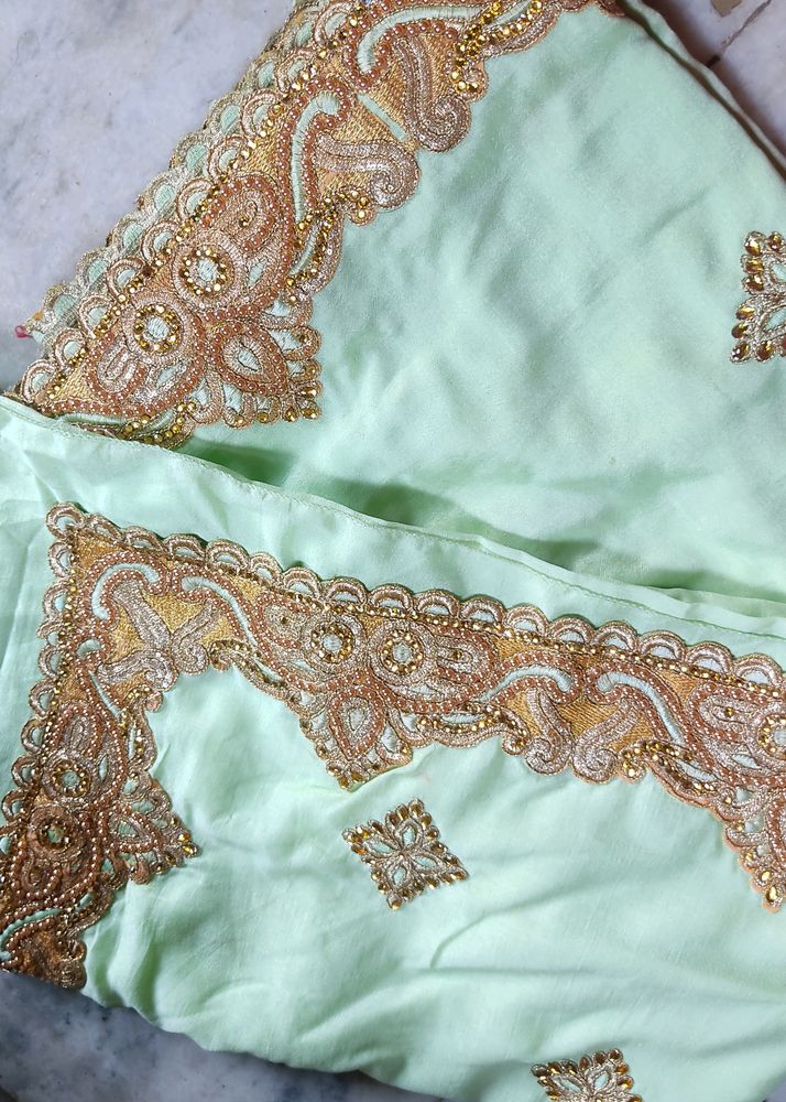 Heavy  Border Saree
