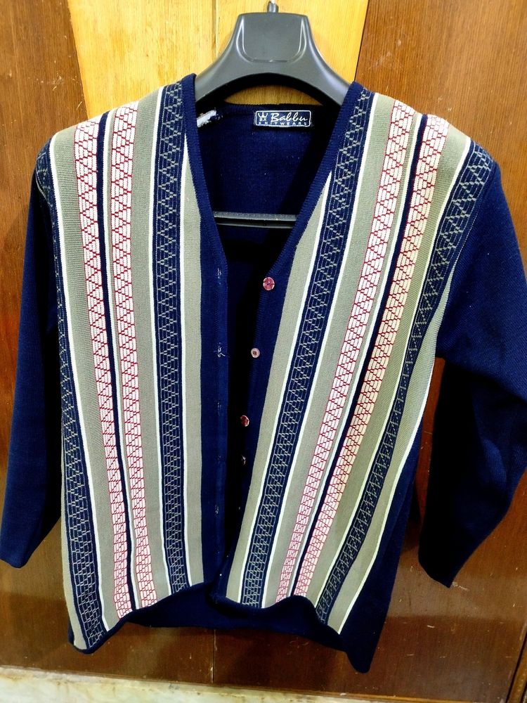 Vintage Patterned Cardigan