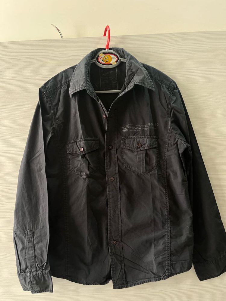 Denim Classic Black Shirt