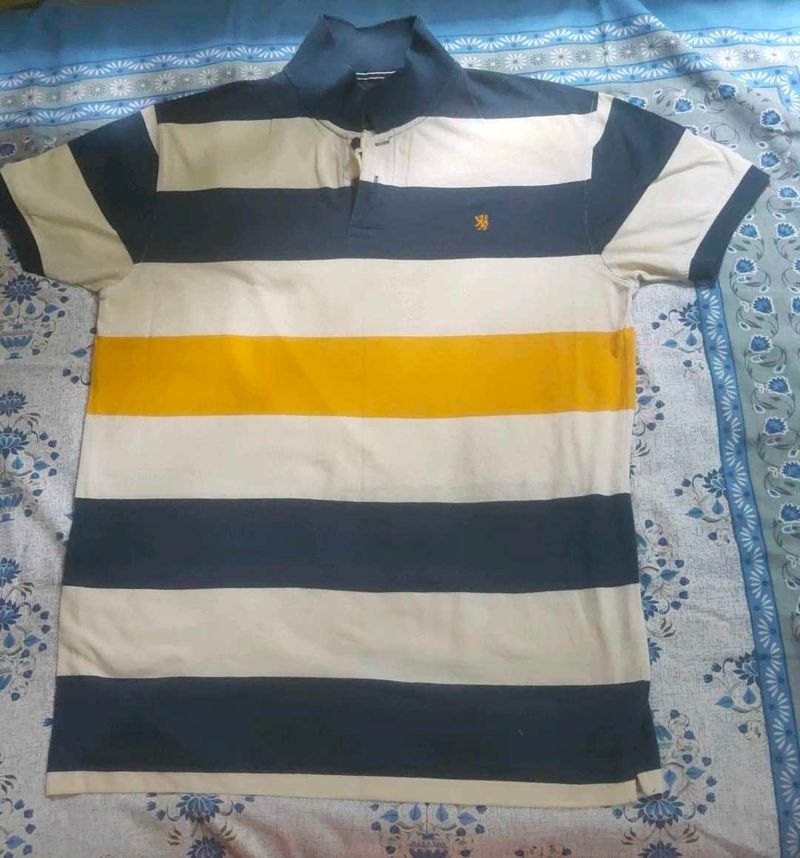 Men's Striped Polo Shirt