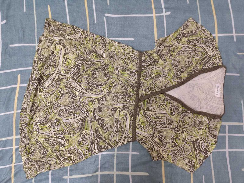 Boho Paisley Print Top