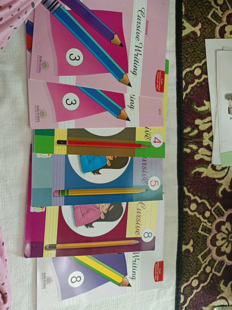 Cursive Writing 6 book set each 50 coins