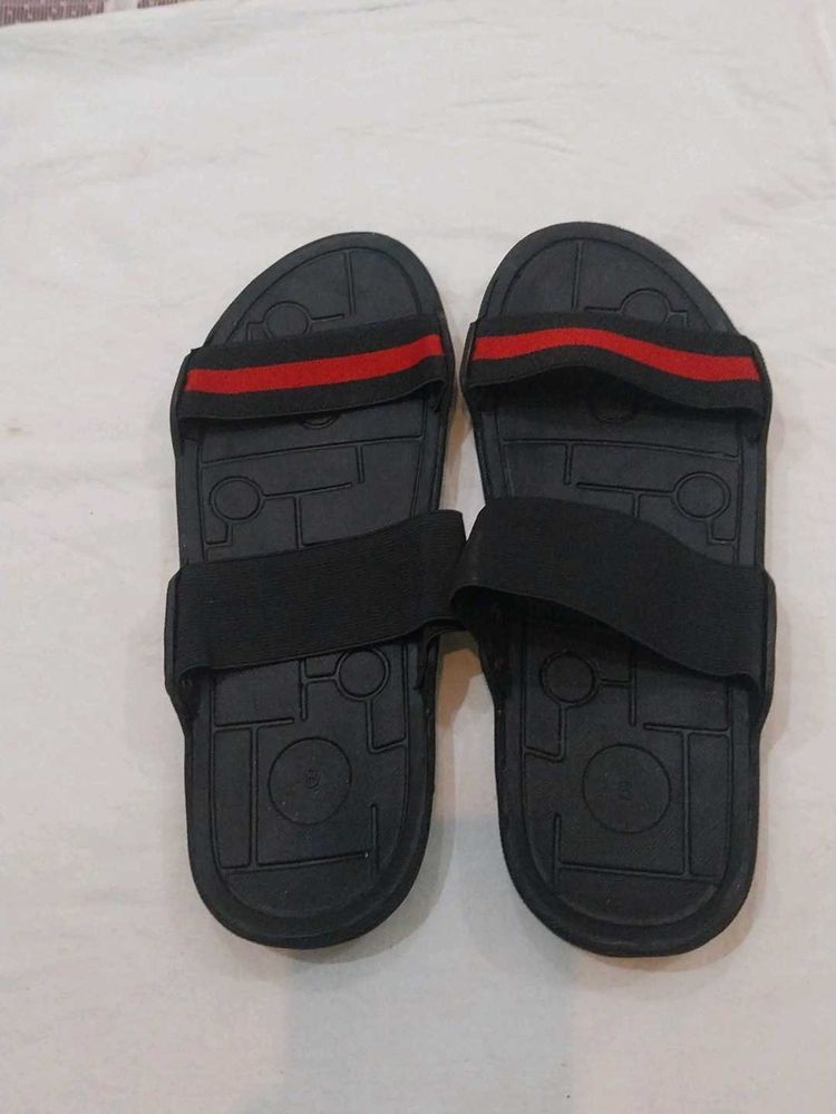 Stylish Black Flip Flops