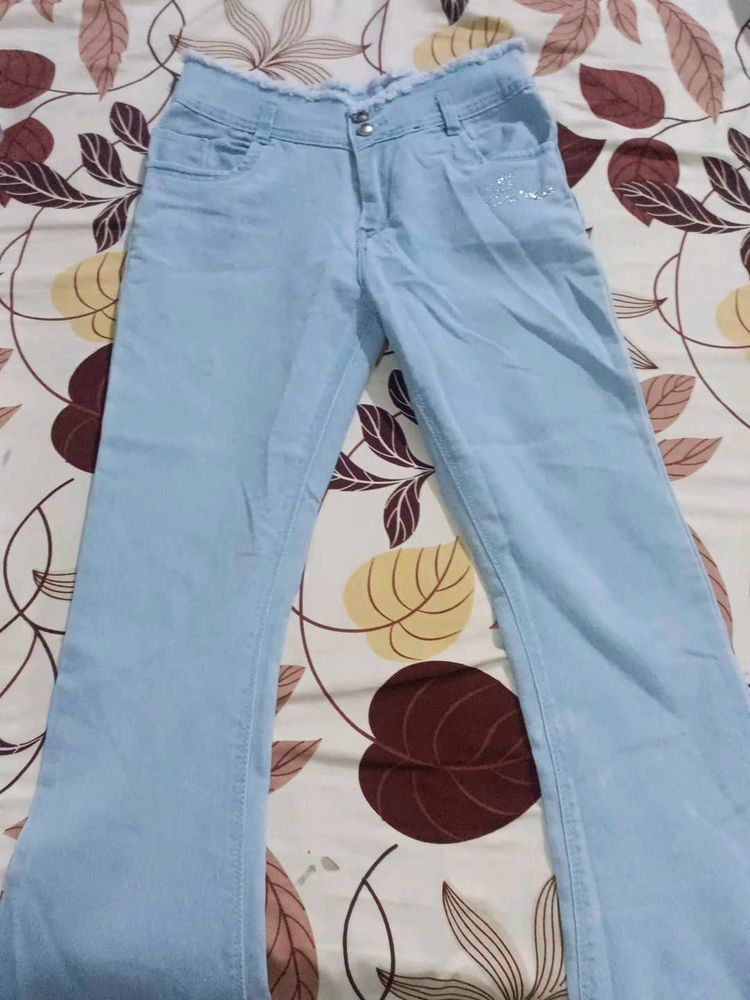 Light Blue Flare Jeans