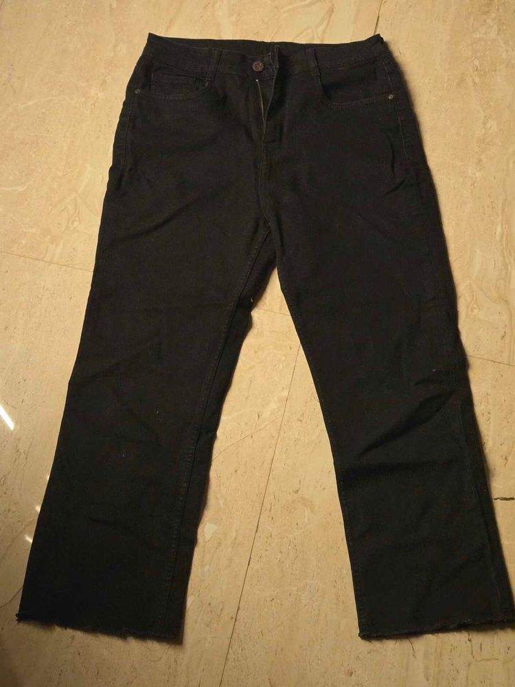 Black Wide Leg Jeans| Bootcut