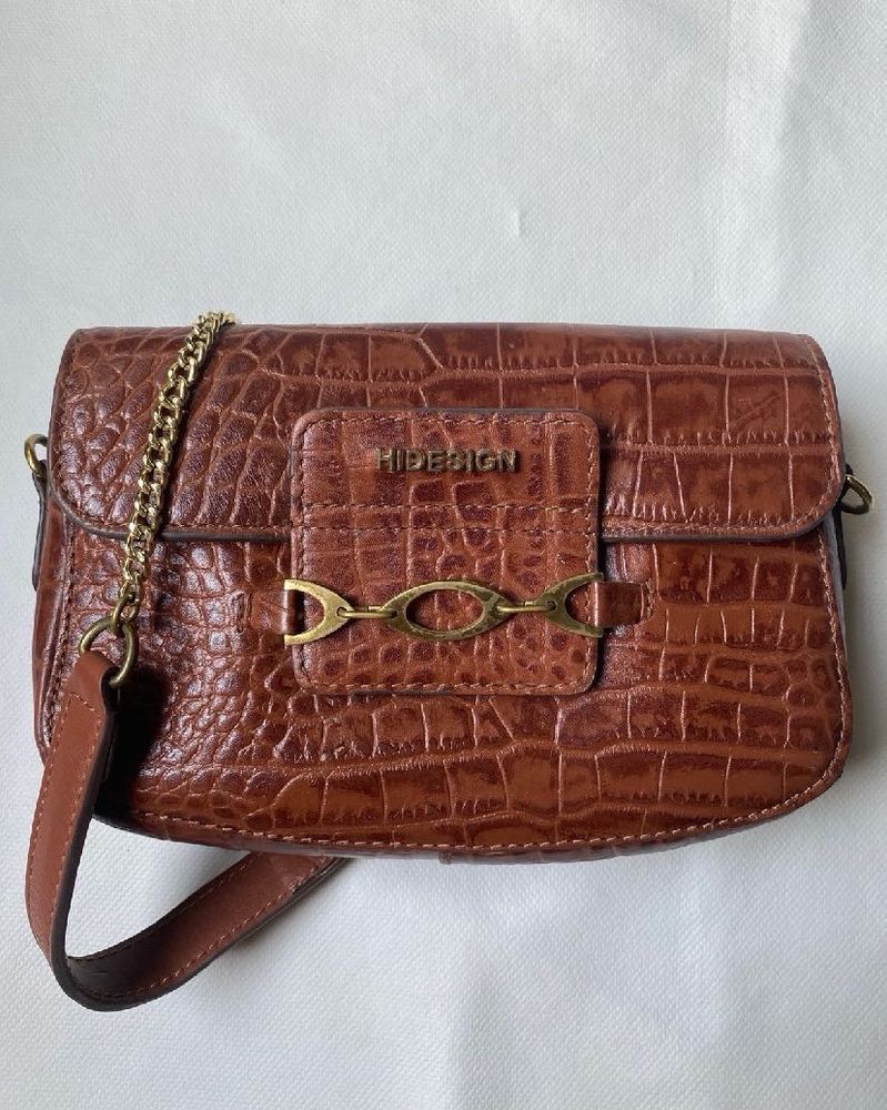HIDE SIGN Brown Crossbody Bag