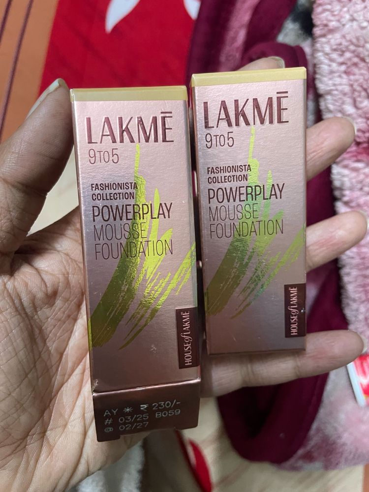 Lakme Powerplay Mousse Foundation