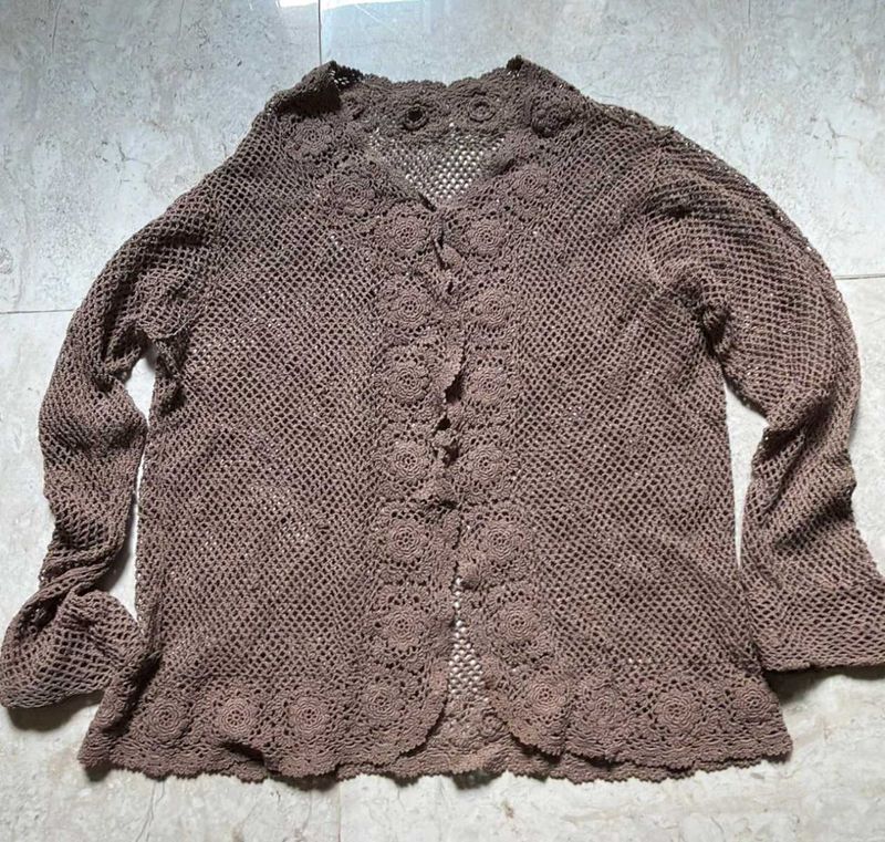 Boho Crochet Cardigan
