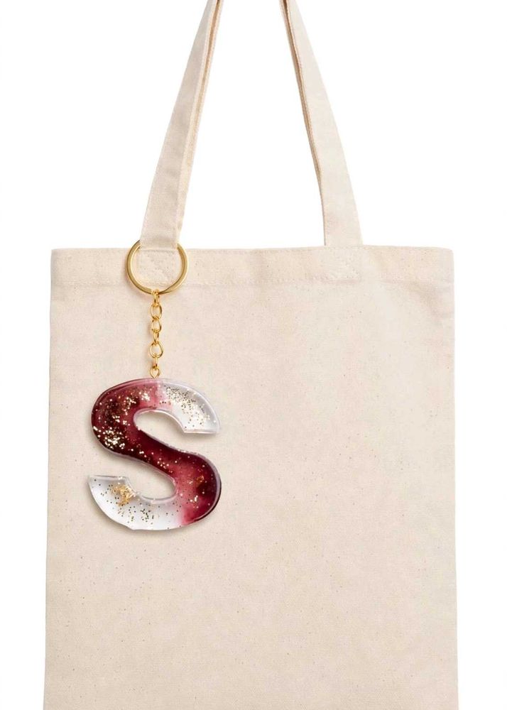 Letter S Keychain