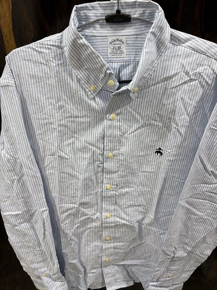 Brooks Brothers Striped Button-Down Shirt