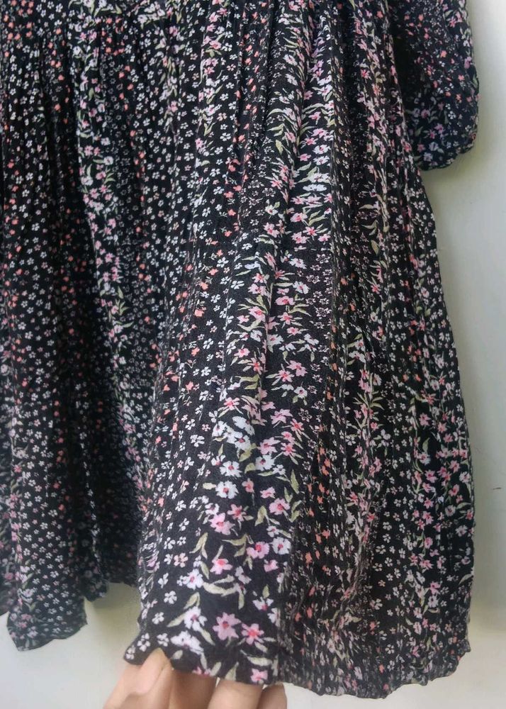 Chic Floral Print Dress