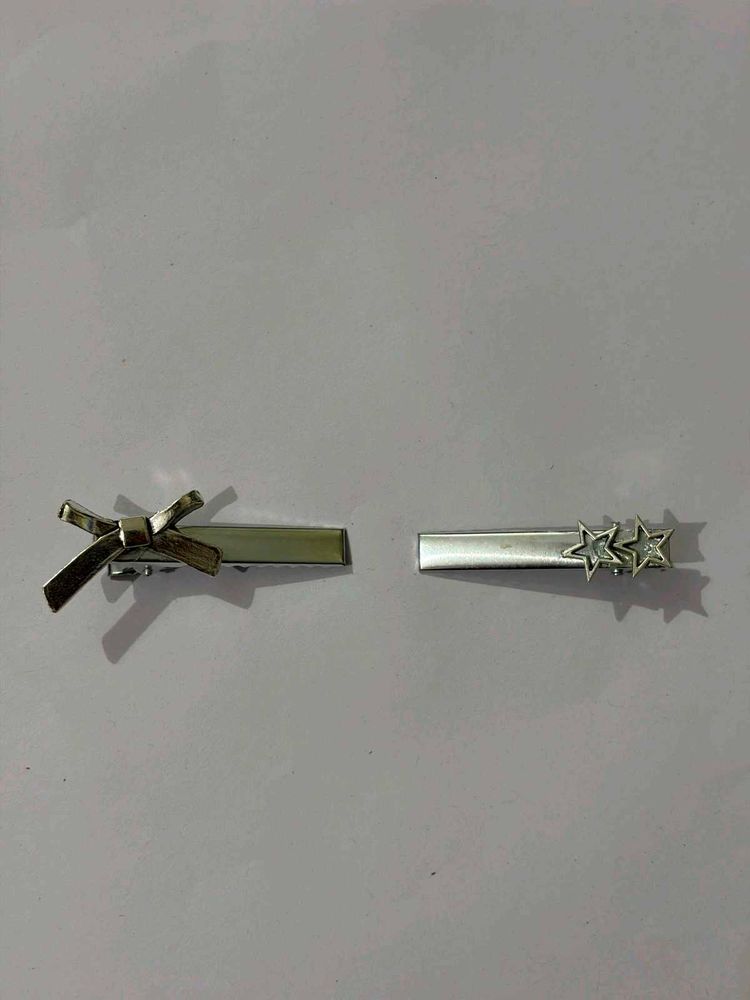 Cute Bow &amp; Star Hair Clips Set