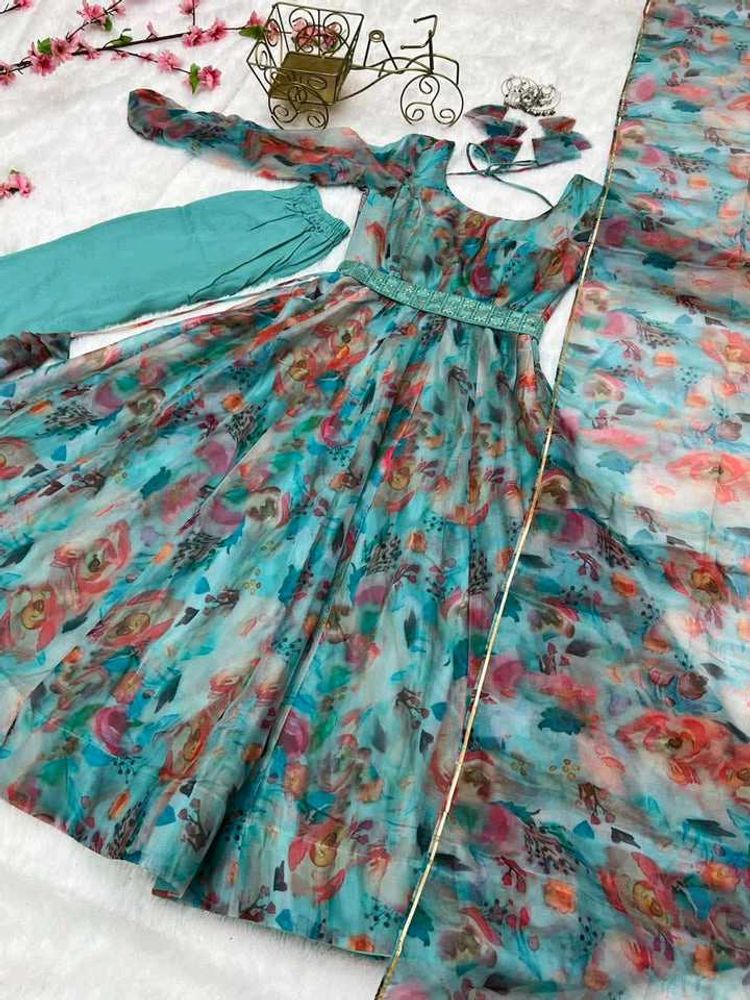 Floral Anarkali Kurta
