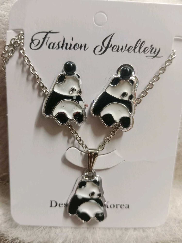 Adorable Panda Jewellery Set