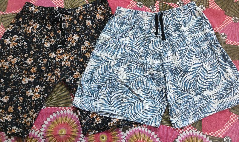 Comfy Printed Shorts (Set of 2)