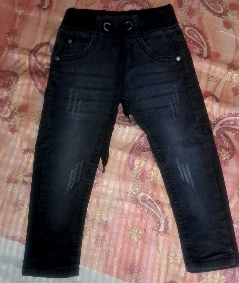 Stylish Distressed Denim Jeans