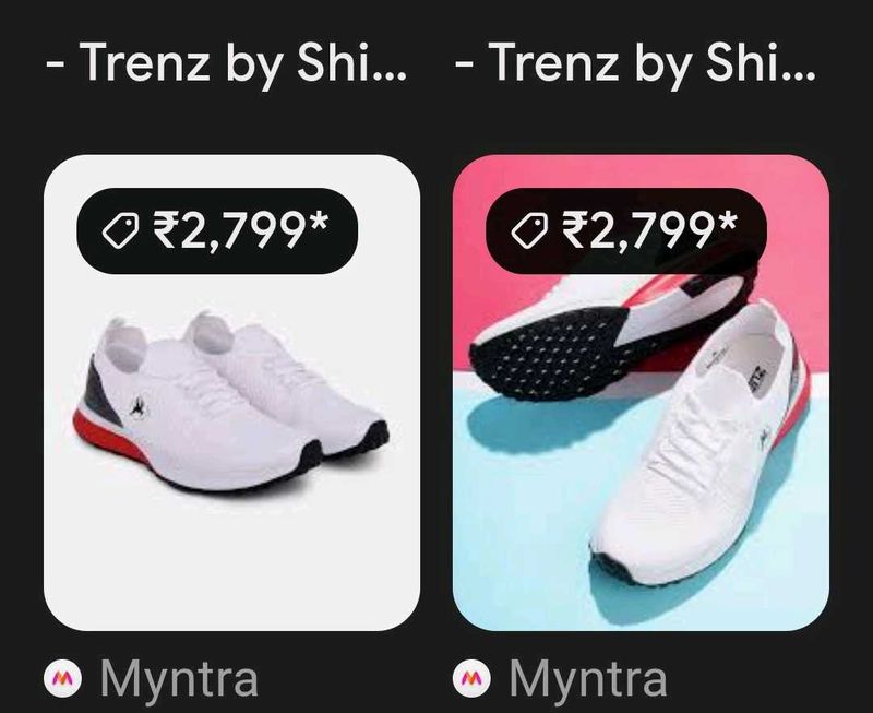 Stylish White Running Shoes