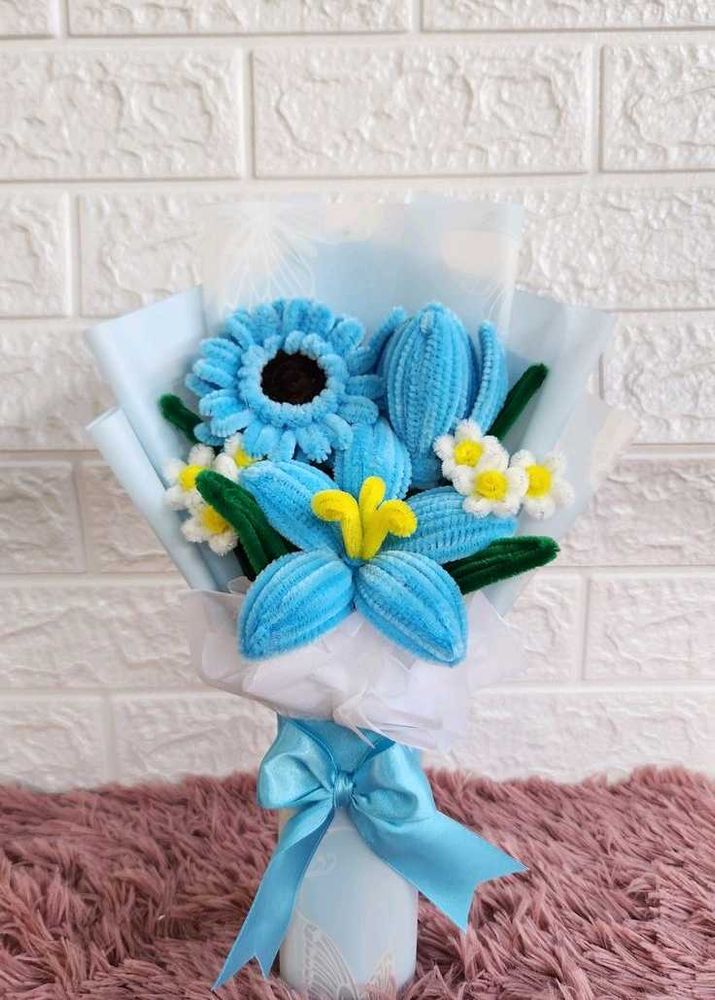Handmade Crochet Flower Bouquet