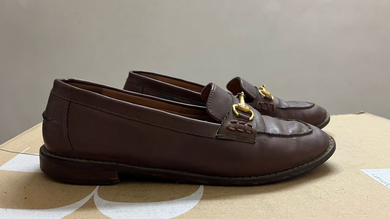 Classic Brown Leather Loafers
