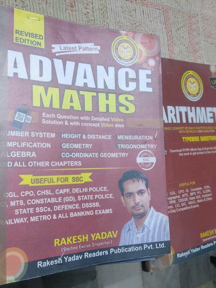 Rakesh yadav Sir Arithmetic And Advance Math Combo